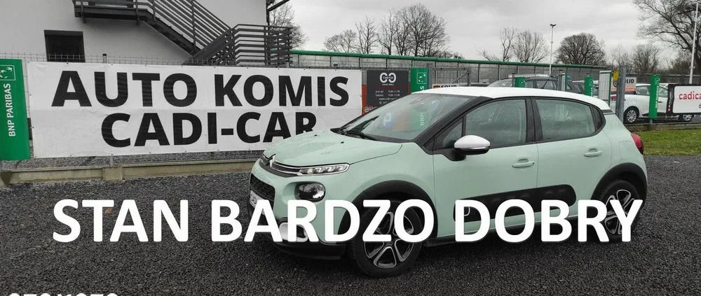 citroen śląskie Citroen C3 cena 47900 przebieg: 54000, rok produkcji 2019 z Bisztynek